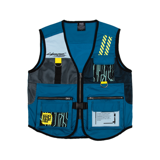 Edgerunner Blue Utility Vest